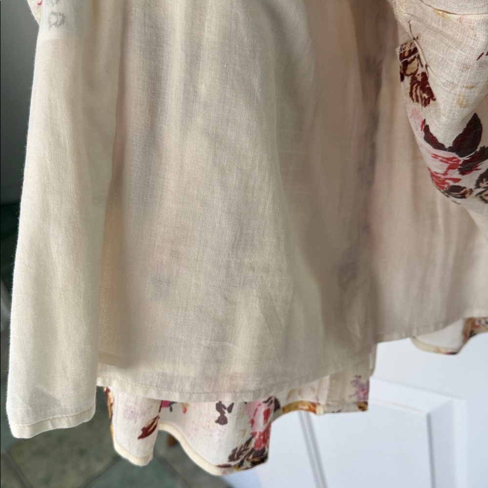 Sea NY Floral Ruffle Flutter Sleeve Esme Midi Dress - Picture 8 of 10
